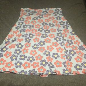 High-Waisted Floral Skirt